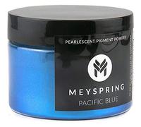 MEYSPRING Pacific Blue - Pigmento colorato in resina epossidica, 50 g, ideale per resine, resina epossidica e resina UV, polvere di mica per resina epossidica