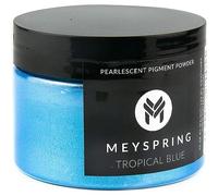 MEYSPRING Pigmento colorato in resina epossidica blu tropicale, 50 g, ideale per resina artistica, resina epossidica e resina UV, polvere di mica per resina epossidica
