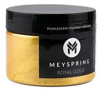 MEYSPRING Royal Gold - Polvere di mica per resina epossidica, Kintsugi Gold, pigmento in resina epossidica, ottimo colore per kit di riparazione Kintsugi e resina epossidica metallica, forniture