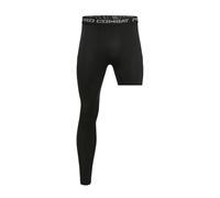 MEYTXOA Leggings a Compressione Pantaloni a Compressione da Uomo Allenamento a Strato Base Corsa Sport Stretti Leggings Tagliati su Una Gamba Basket Calcio Yoga Fitness(C,XXL)
