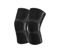 MEYTXOA Tutore Ginocchio Tutore Antiscivolo for Compressione Elastica, Supporto for Ginocchio Sportivo, 2 Pezzi/Paio