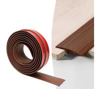 MeYuxg Profilo di Transizione, Profilo a T Autoadesivo, 3 M Profilo a t per Pavimento, per Il Collegamento di Spazi Vuoti e Piastrelle in Laminato Listello di Transizione (Legno Marrone, 5 CM x 3M)