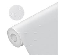 MeYuxg Tappetino antiscivolo per cassetti, 45 x 500 cm, per mobili da cucina, frigoriferi e scaffali, colore: bianco