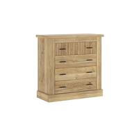 Meyvaser.com Ecommerce Company Cassettiera con 4 cassetti, Sinfonier, pratica e funzionale, colore legno, dimensioni: 91,5 cm (larghezza) x 90,8 cm (altezza) x 39,6 cm (Fo).