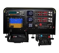 Meza-Flight Simulator Cockpit compatibile con Honeycomb e Logitech Yoke, Honeycom Throttle, iPad 9th e 10th, strumento Logitech - Pannello SIM di volo domestico pre-tagliato