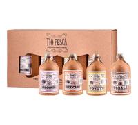 Mezcal Tio Pesca Traveller Confezione Regalo Kit (Mexicano, Tobala, Arroqueño, Coyote) cl.40