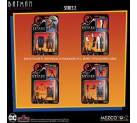 MEZCO Batman Series 2 Batman The Animated Series Set da 4 Action Figure 5 Points
