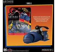 Mezco Batman The Animated Series 5 Points Batman & Batcycle