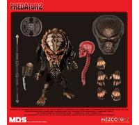 Mezco Design Serie Deluxe Predator 2 Città Hunter da Collezione Action Figure