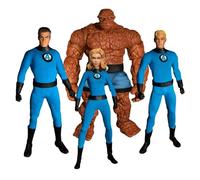 Mezco Fantastic Four One:12 Deluxe Steel Boxed Set di personaggi d'azione