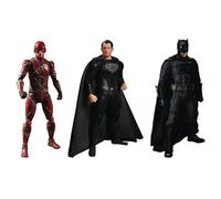 Mezco Toys Figures 1/12 Deluxe Steel Box Set 15 Justice League 17 Cm Nero
