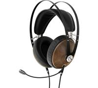 Meze Audio 99 Classics noyer + argent, con kit boom mic Compatibilità gaming Sony Playstation, Microsoft Xbox, Nintendo, PC Microfono integrato - Cuffie cablate, hi-fi, gaming o wireless