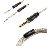 Meze Audio Cavo premium PCUHD placcato argento jack 6.3mm - Cavo di prolunga per cuffie HI-FI