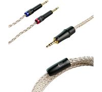 Meze Audio Cavo premium PCUHD placcato argento jack da 3,5 mm - Cavo di prolunga per cuffie HI-FI