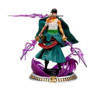 MEZHEN One Piece Figure Anime Action Figure Giocattoli Model Decorazione Della Torta per Tavolo Ufficio Accessori Rorronoa Zorro