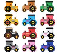 MEZHEN Toppe Termoadesive Trattore Toppa Ricamata Ricamo Patch Applique e Patch Decorative Cappello Pantaloni Scarpe Tenda Decorazione Mestiere