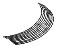 MEZOKUCEL Bosch F016800431, Filo per decespugliatore Extra Forte, per decespugliatore AFS 23-37, 37 cm x 3,5 mm - 10 Pezzi