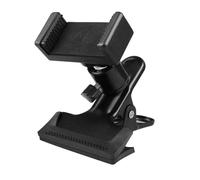 MEZOKUCEL Supporto per telefono per chitarra Supporto girevole per spartiti per chitarra Supporto per telefono video dal vivo Accessori per strumenti musicali (nero)