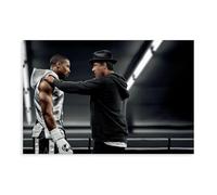 MEZUMI Poster su tela di Adonis Creed Rocky Balboa, decorazione per camera da letto, sport, ufficio, stanza, regalo, senza cornice, 20 x 30 cm