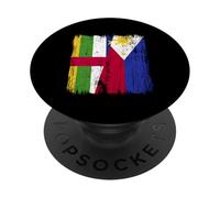 Mezza bandiera della Repubblica Centrafricana Filippine PopSockets PopGrip Adesivo