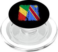 Mezza bandiera della Repubblica del Congo Congo PopSockets PopGrip per MagSafe