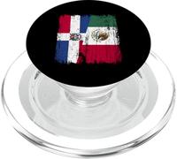Mezza bandiera della Repubblica Dominicana Messico PopSockets PopGrip per MagSafe