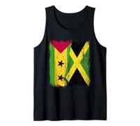 Mezza Bandiera di Sao Tomé e Principe Giamaica Canotta