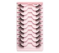 Mezza Ciglia Finte 5/10 Mezze Ciglia Morbide Naturali Cat Eye Ciglia Trucco Strumento Estensione Soffici maquiagem Mezze Ciglia