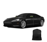 Mezza copertura auto compatibile con Aston Martin DB9 2004-2016, semi-copertura impermeabile con cinghia antivento, strisce riflettenti per neve, pioggia, protezione per tutte le intemperie