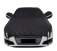 Mezza Copertura Auto Per Mercedes SL R129 1989-2002, Coperture Esterne For Parabrezza Antigrandine, Tessuto Oxford Antivento Antipolvere Anti-UV Con Strisce Riflettenti,(Black)