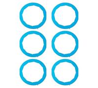 Mezza dozzina di bordi regolabili in silicone per dolci e pizze resistenti al calore