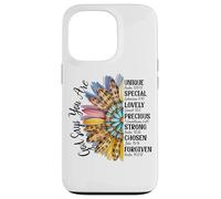 Mezza fioritura del girasole del leopardo dei fiori Custodia per iPhone 13 Pro