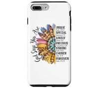 Mezza fioritura del girasole del leopardo dei fiori Custodia per iPhone 7 Plus/8 Plus
