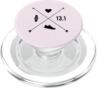 MEZZA MARATONA Heart Watch Arrow Running Run 13.1 Miles Meme PopSockets PopGrip per MagSafe