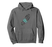 Mezza Maratona Runner Shoe Imprint - Half Marathoner 13.1 Felpa con Cappuccio