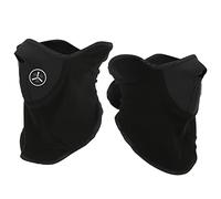 Mezza Maschera Invernale da Ciclismo Antivento e Antipolvere per Moto, Sci All'aperto, Mantiene Caldo e Facile da Respirare, Confezione da 2 per Uomo Donna, Materiale Poliestere (BLACK)