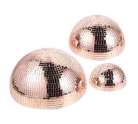 Mezza Palla Specchio Disco 3 Pezzi in Vetro, Adesivo
