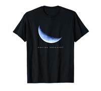 Mezza Parte Luna Luna Luna Ombra Eclissi Lunare Maglietta