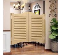 Mezza porta a battente in legno massello personalizzata per bar e salone, 95 x 89,9 cm, colore, perfetta per bar, ristoranti e decorazioni per la casa