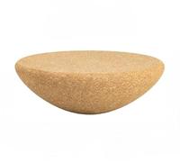Mezza sfera in sughero per Balance Board, dimensioni: 20 x 7 cm, semisfera in sughero massiccio, base per allenamento dell'equilibrio, durevole e robusta, prodotta in Portogallo