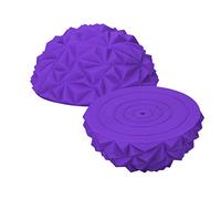 Mezza Sfera per Yoga, Capsule Equilibrio in PVC con Palla Massaggio Appuntita per Allenamento Stabilità, Confezione 2 Pezzi 16x7,6 cm for Fitness Posturale, Massaggio Piedi e Esercizi Terapeutici