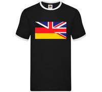 Mezza Tedesco Bretagna Bandiera - Uomo Suoneria - Germania UK Inghilterra