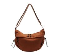 Mezzaluna Borsa Piccola Borsa A Tracolla Con Mezza Luna Forma Multi Tasca Sacchi Slouchy Dumpling Hobos Per Le Donne Mezzaluna Crossbody Per Le Donne, Marrone, One Size