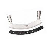 Mezzaluna Cucina Tagliapizza 30,5 cm Acciaio Inox - Doppio Manico