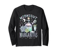 Mezzanotte Margarita Tequila Bottiglia Lime succulenta Maglia a Manica