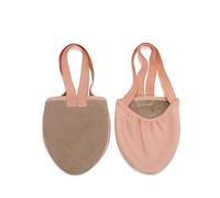 Mezze Scarpette da Danza Balletto Scarpe da Ginnastica Ritmica, Scarpe Ballo Donna con Mezza Suola Elastica, Punta, Danza del Ventre for Ragazze per Il Balletto(Skin,32-33)