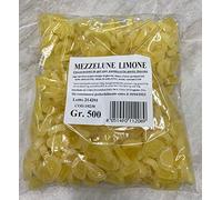 Mezzelune al Limone, spicchi di Limone o limoncini in zucchero gr. 500 per pasticceria Centro Decorazioni Dolci