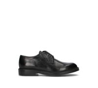 MEZZETINTE Stringata uomo nera in pelle 41