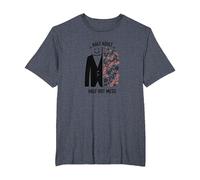 Mezzo Adulto metà Caldo Pasticcio Divertente Millennial Graphic Tee Maglietta, Uomo Taglie Grandi, Pervinca, 2X Tall