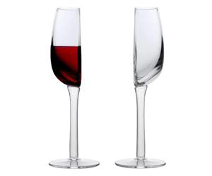 Mezzo Bicchiere Di Vino - 1/2/4 Pezzi 140 Ml Bicchiere Da Vino A Forma Di Metà | Bicchieri Da Vino Cristallini | Coppe Da Champagne In Vetro | Mezza Tazza Da Vino Rosso A Stelo Lungo Per La Miglior